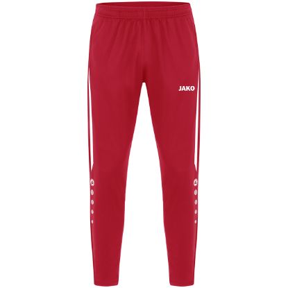 Afbeeldingen van Polyesterbroek Power rood/wit